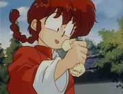 Ranma with Akane's panties