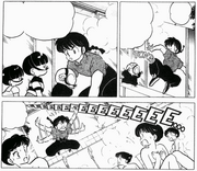 Ranma pushed - Santa's Disciples