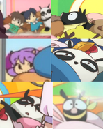 Ranma 1/2 Plushes in Kyoukai no Rinne episode 4