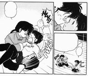 Ranma and Akane moment