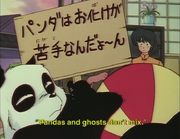 Pandas and ghosts don't mix