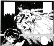 Ranma reads cherry tree legend