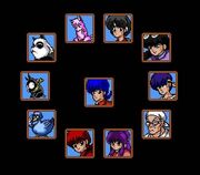 The playable characters from the game's intro sequence.