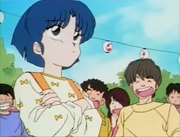 Akane wonders where Ranma is - Enter Mousse