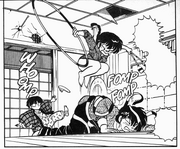 Akane finds Ryoga and Ranma