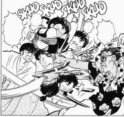 Ranma stuck in middle