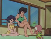 Ranma sets up Happosai