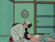 Ranma awakens to Kodachi