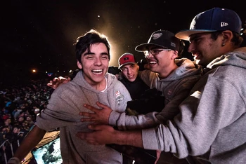 Drose tras salir campeón de la nacional de Chile 2016.