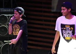 Trueno en su polémica batalla contra  en Supremacía MC 2016.