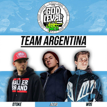 FLYER - TEAM ARGENTINA - GOD LEVEL 2018