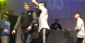 Ecko en su batalla 2vs2 contra BTA y Zasko.