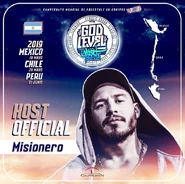 Misionero, presentador del evento.