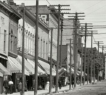 Oops, those oldtime Telephone Wires would have 'Sliced Booker Up A Treat'