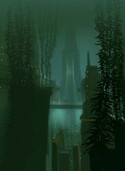 Concept Art - Most of Rapture's Depth is too Deep and Dark for such Plants