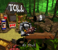 Kudgel in the ending screen in the Japanese version for Donkey Kong Country 2: Diddy's Kong Quest.