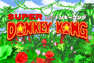 The Japanese title screen.