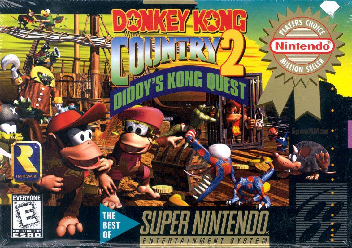 Donkey kong country 2 cartridge shop