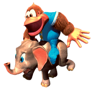 Kiddy and Ellie (Donkey Kong Country 3)