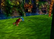 Donkey Kong exploring Jungle Japes some more