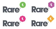 Multiple variants of Rare's logo used from 2010-2015