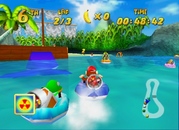 Diddy and all his allies racing in Whale Bay