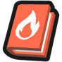 Book Flaming Icon