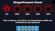 Loot rate for ginger bread chest