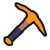 Gold Pickaxe Icon