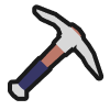 Silver Pickaxe Icon