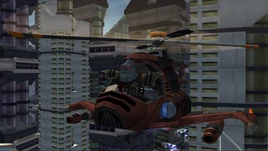 Thug Leader's helicopter screen