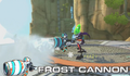 Dr. Nefarious using the Frost Cannon.