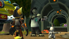 Save the overrun planet cutscene