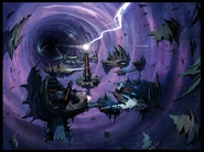 Concept art of the Valix Asteroid Belt