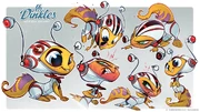 Concept art of Mr. Dinkles.