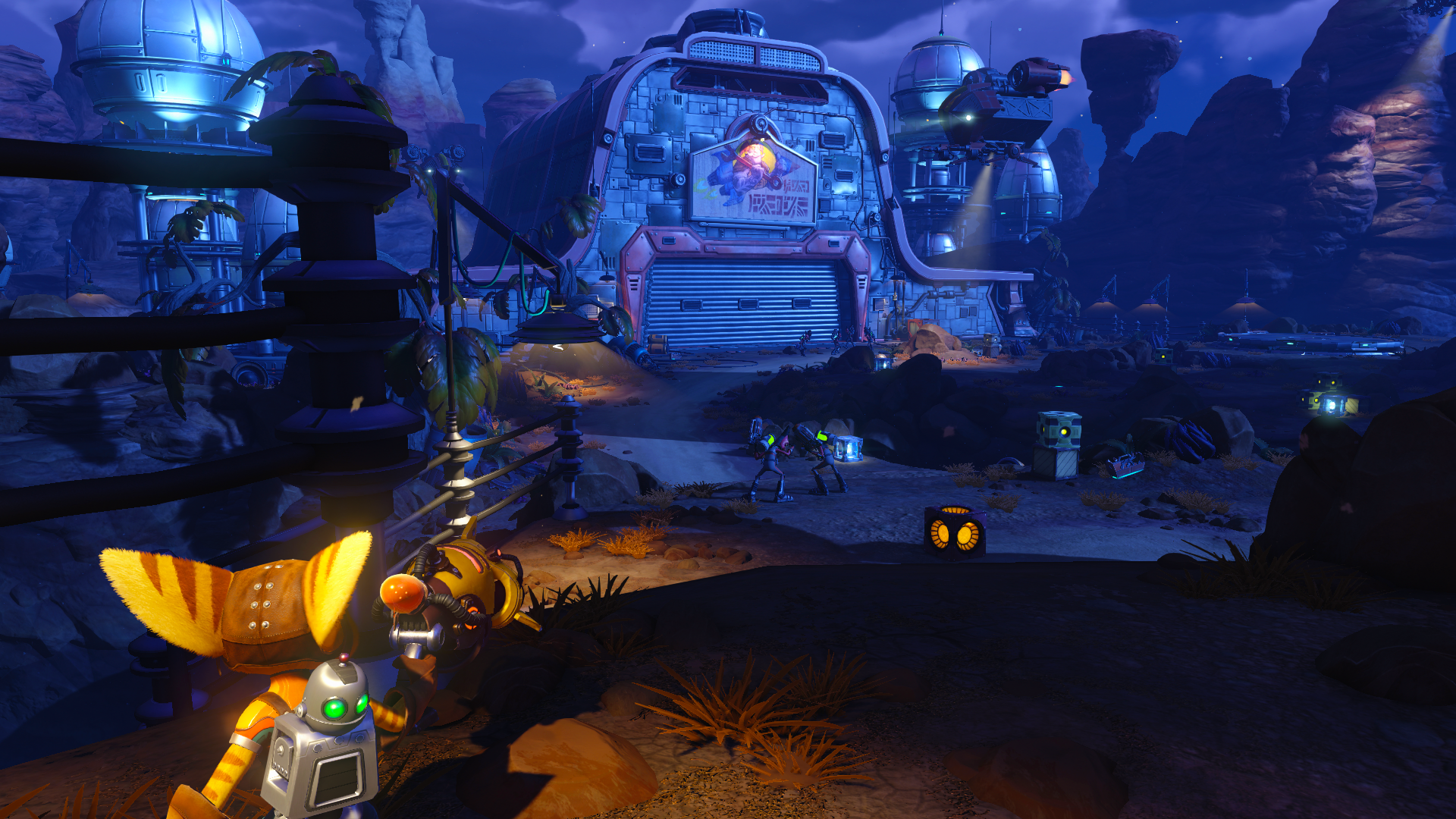 ratchet and clank search the caves for hidden treasure
