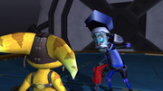 Ratchet as he encounters  while .