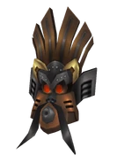 The original concept for Captain Qwark's mask.