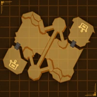 Map layout of Hoven Gorge.