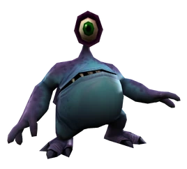 One-eyed tyhrranoid promo render