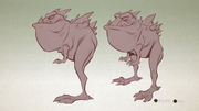 Horny toad from R&C (2016) concept art