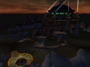 Qwark's headquarters from R&C (2002) screen 1