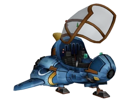 Ratchet's homemade ship render