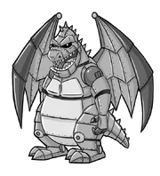 Concept artwork of the mechanical monster