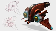 Valkryie fighter concept art