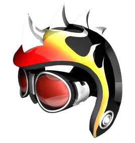 Biker Helmet promo render