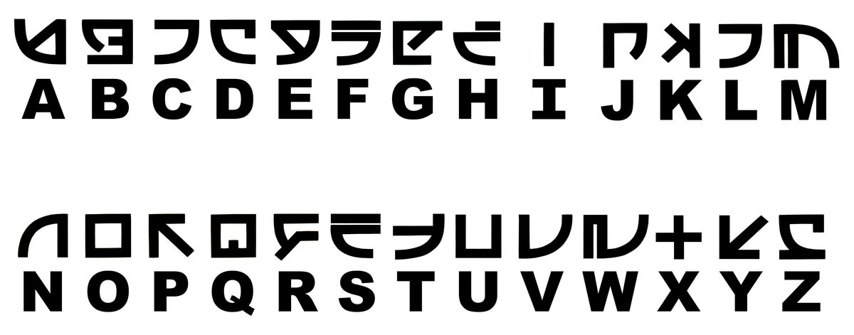 alien font