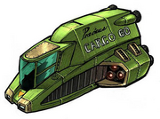 Courier ship concept art