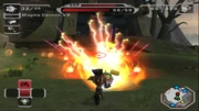 The Magma Cannon in action.