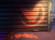 Resistance tagged area.